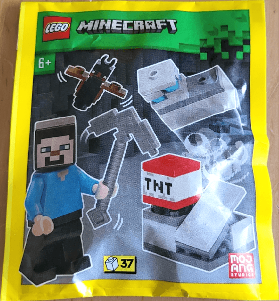 LEGO Steve in the Diamond Mine paper bag (662411-1) set, 2024