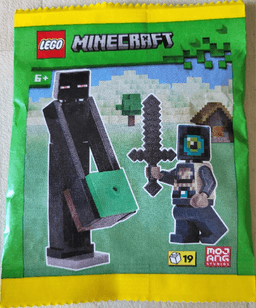 LEGO Ender Knight and Enderman paper bag (662507-1) set