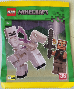 Hero with Skeleton Horseman paper bag