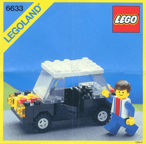LEGO Family Car (6633-1) set, 1985