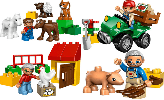 LEGO DUPLO Bundle Pack, Super Pack 4 in 1 (Sets 5643, 5644, 5645, and 5646) (66344-1) set, 2010
