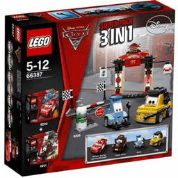 LEGO Cars 2 Bundle Pack, Super Pack 3 in 1 (Sets 8200, 8201, and 8206) (66387-1) set