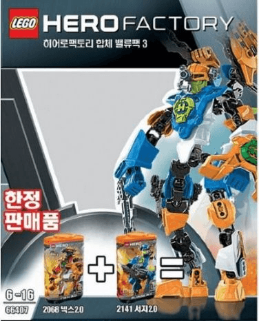 LEGO Hero Factory Bundle Pack (Sets 2068 and 2141) (66407-1) set, 2011