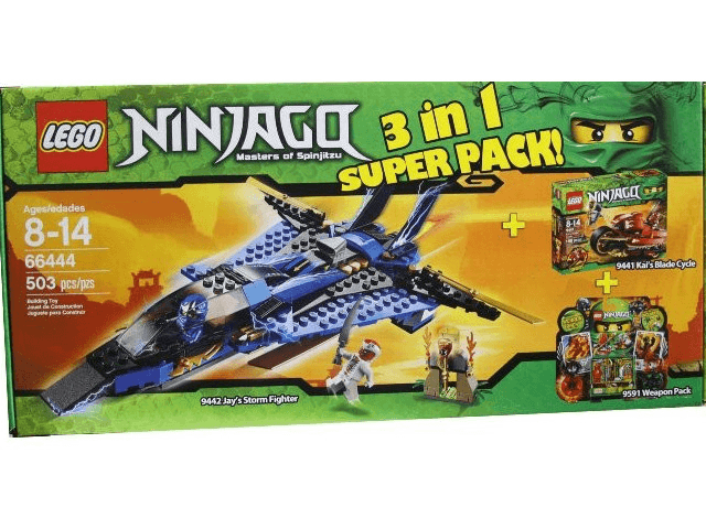 LEGO NINJAGO Bundle Pack, 3 in 1 Super Pack! (Sets 9441, 9442, and 9591) (66444-1) set, 2012