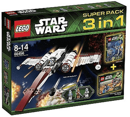 LEGO Star Wars Bundle Pack, Super Pack 3 in 1 (Sets 75002, 75004, and 75012) (66456-1) set, 2013