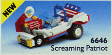 LEGO Screaming Patriot (6646-1) set, 1991