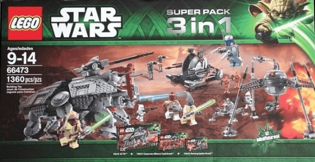 LEGO Star Wars Bundle Pack, Super Pack 3 in 1 (Sets 75015, 75016, and 75019) (66473-1) set, 2013