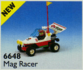 LEGO Mag Racer (6648-1) set, 1992