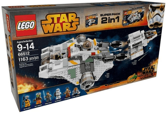 LEGO Star Wars Bundle Pack, Super Pack 2 in 1 (Sets 75048 and 75053) (66512-1) set, 2014