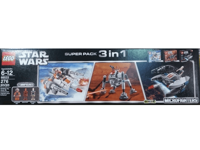 LEGO Star Wars Bundle Pack, Super Pack 3 in 1 (Sets 75073, 75074, and 75077) (66533-1) set, 2015
