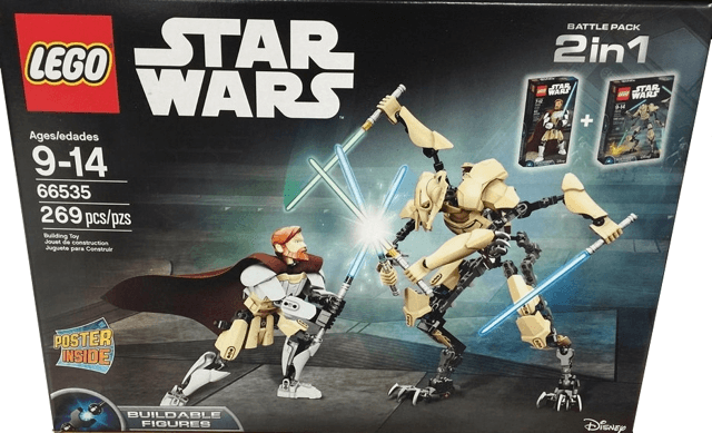 LEGO Star Wars Bundle Pack, Battle Pack 2 in 1 (Sets 75109 and 75112) (66535-1) set, 2015