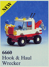 LEGO Hook & Haul Wrecker (Hook and Haul Wrecker) (6660-1) set, 1989