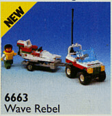 LEGO Wave Rebel (6663-1) set, 1993