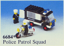 LEGO Police Patrol Squad (6684-1) set, 1984