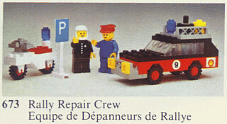 LEGO Rally Repair Crew (673-1) set, 1978