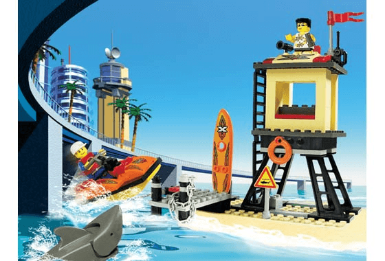 LEGO Beach Lookout (6736-1) set, 2002