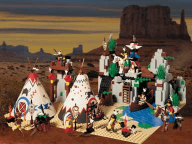 LEGO Rapid River Village (6763-1) set, 2002