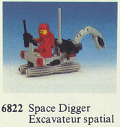 LEGO Space Digger (6822-1) set, 1981