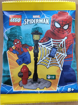Spider-Man with Street Light paper bag