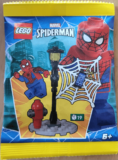 Spider-Man with Street Light paper bag