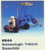 LEGO Seismologic Vehicle (Sismobile) (6844-1) set, 1983