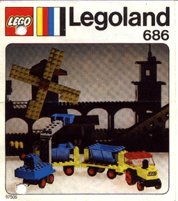 LEGO Tipper Trucks and Loader (686-1) set