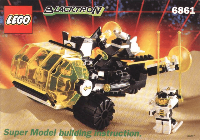 LEGO Blacktron Super Vehicle (Super Model instructions) (6861-2) set, 1993