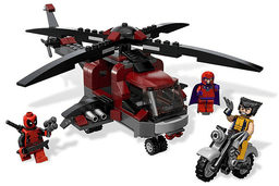 LEGO Wolverine's Chopper Showdown (6866-1) set