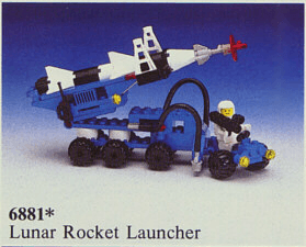 LEGO Lunar Rocket Launcher (6881-1) set, 1984