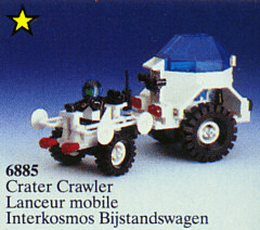 LEGO Saturn Base Main Team (Crater Crawler) (6885-1) set, 1988