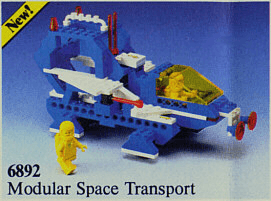 LEGO Modular Space Transport (6892-1) set, 1986