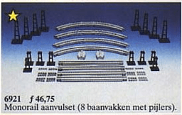 LEGO Monorail Accessory Track (6921-1) set