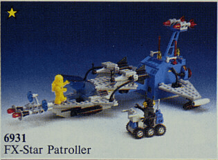 LEGO FX-Star Patroller (6931-1) set, 1985