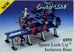 LEGO Space Lock-Up Isolation Base (6955-1) set