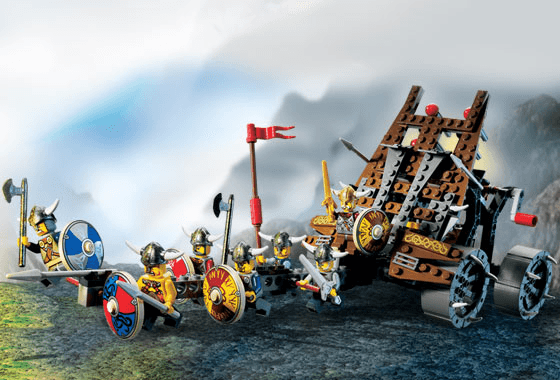 LEGO Army of Vikings with Heavy Artillery Wagon (7020-1) set, 2006