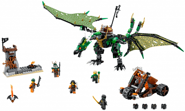 LEGO The Green NRG Dragon (70593-1) set, 2016
