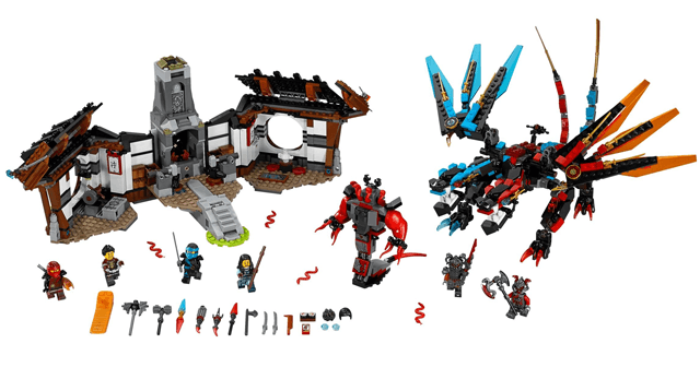 LEGO Dragon's Forge (70627-1) set, 2017