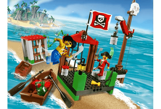 LEGO Pirate Dock (7073-1) set, 2004
