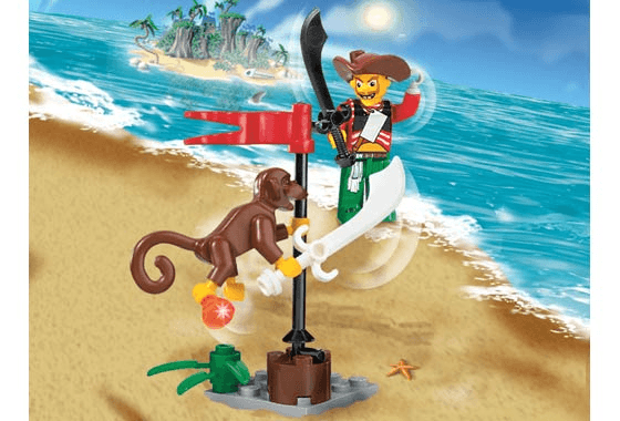 LEGO Harry Hardtack and Monkey (7081-1) set, 2004
