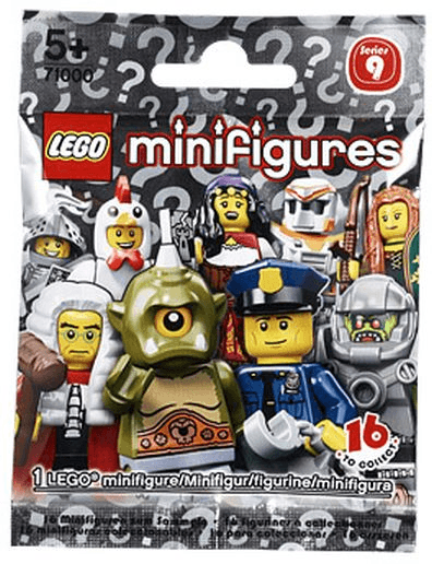 LEGO Minifigure, Series 9 (Complete Random Set of 1 Minifigure) (71000-1) set, 2013