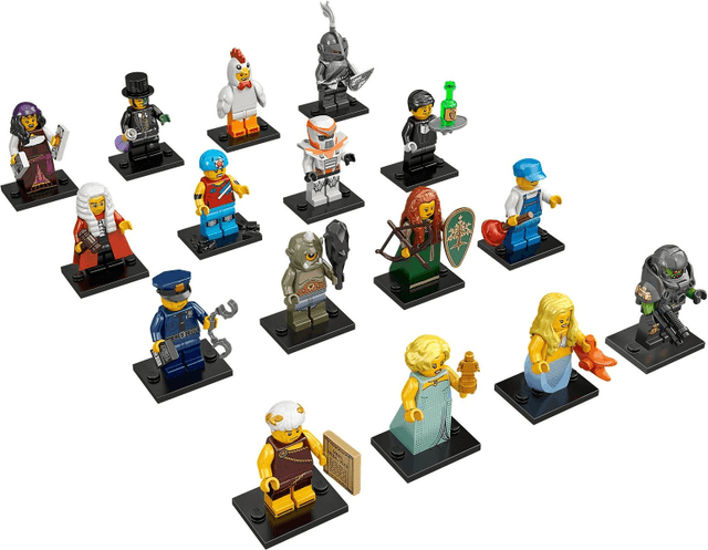 LEGO Minifigure, Series 9 (Complete Series of 16 Complete Minifigure Sets) (71000-2) set, 2013