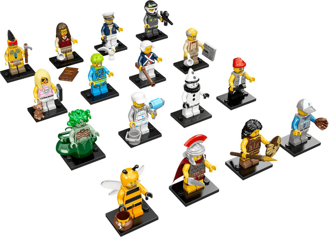 LEGO Minifigure, Series 10 (Complete Series of 16 Complete Minifigure Sets) (71001-2) set, 2013