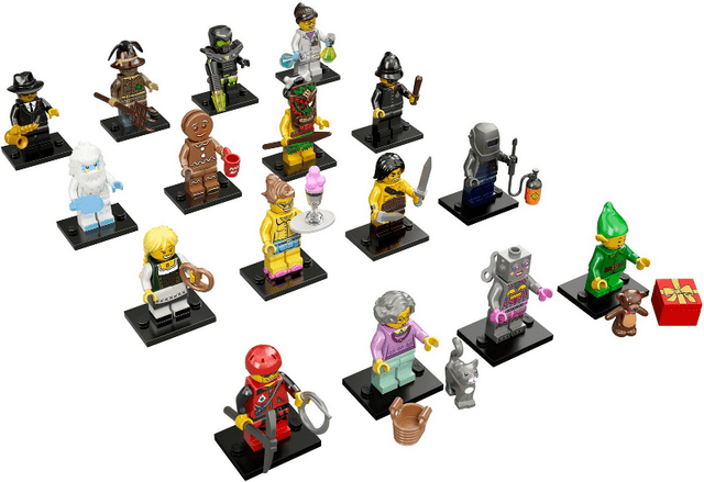 LEGO Minifigure, Series 11 (Complete Series of 16 Complete Minifigure Sets) (71002-2) set, 2013