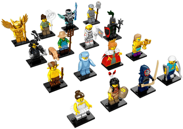 LEGO Minifigure, Series 15 (Complete Series of 16 Complete Minifigure Sets) (71011-2) set, 2016