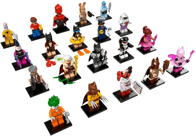 LEGO Minifigure, The LEGO Batman Movie, Series 1 (Complete Series of 20 Complete Minifigure Sets) (71017-2) set, 2017