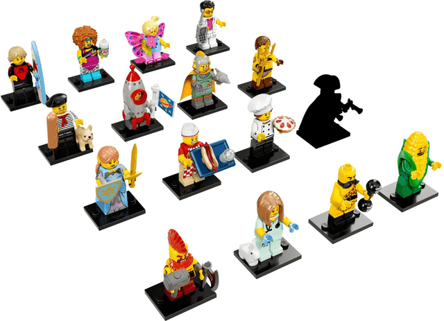 LEGO Minifigure, Series 17 (Complete Series of 16 Complete Minifigure Sets) (71018-2) set, 2017