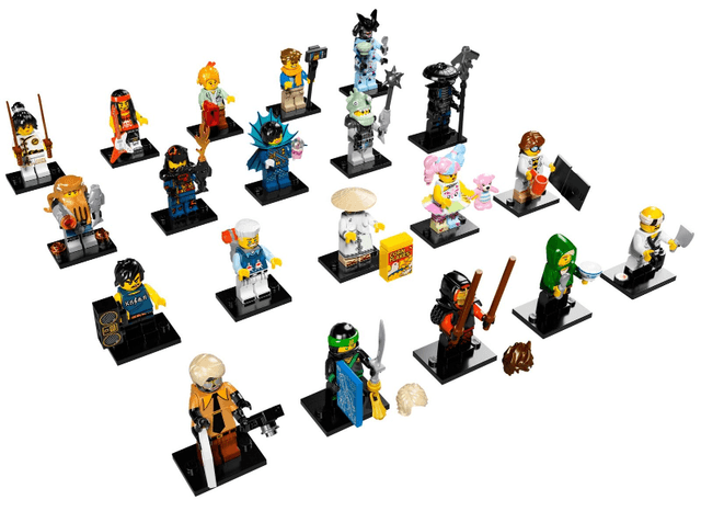 LEGO Minifigure, The LEGO Ninjago Movie (Complete Series of 20 Complete Minifigure Sets) (71019-2) set, 2017