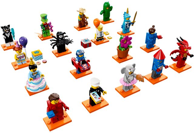 LEGO Minifigure, Series 18 (Complete Series of 17 Complete Minifigure Sets) (71021-2) set, 2018