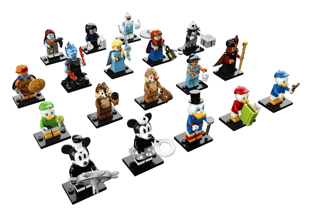LEGO Minifigure, Disney, Series 2 (Complete Series of 18 Complete Minifigure Sets) (71024-2) set, 2019