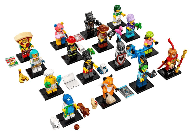 LEGO Minifigure, Series 19 (Complete Series of 16 Complete Minifigure Sets) (71025-2) set, 2019